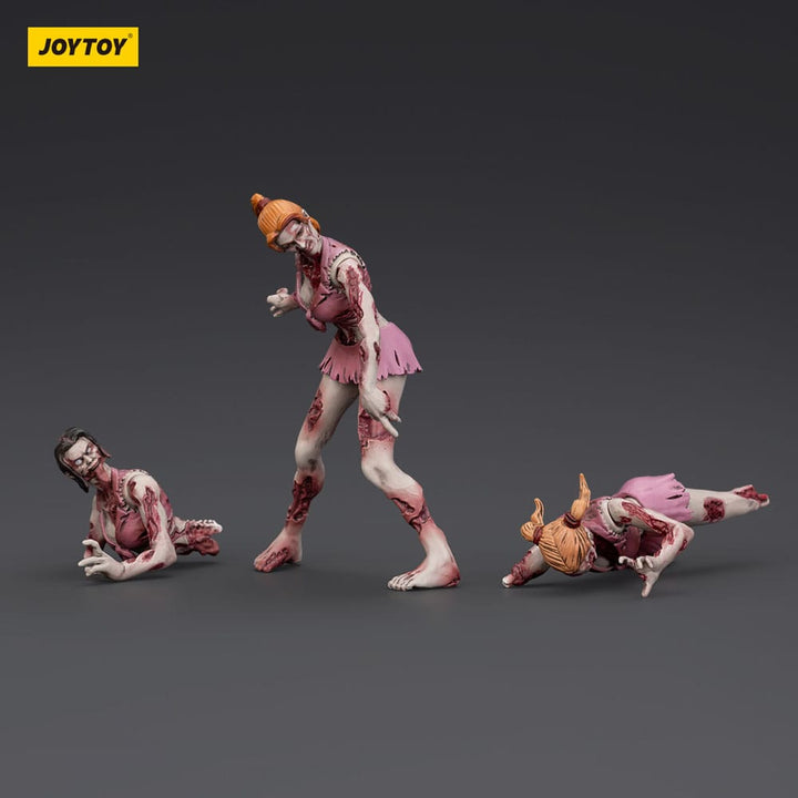 Dark Source Zombie Cheer Leaders 3.1" Action Figures (3-Pack)
