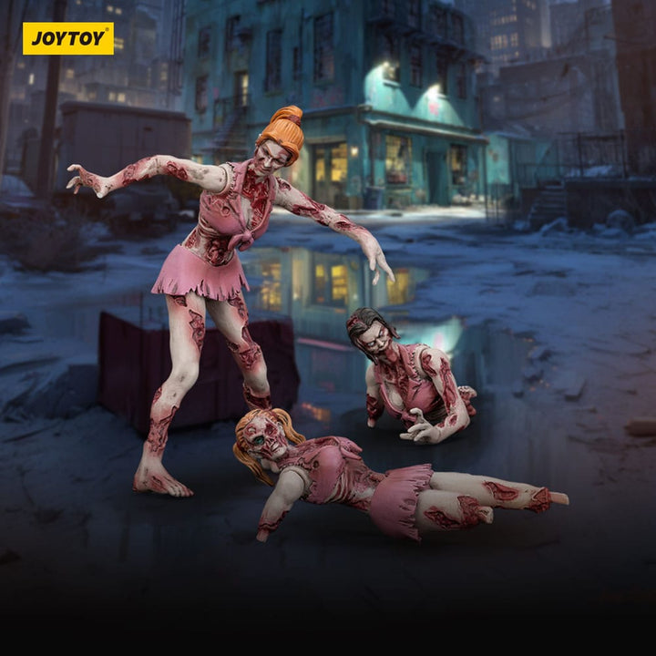 Dark Source Zombie Cheer Leaders 3.1" Action Figures (3-Pack)