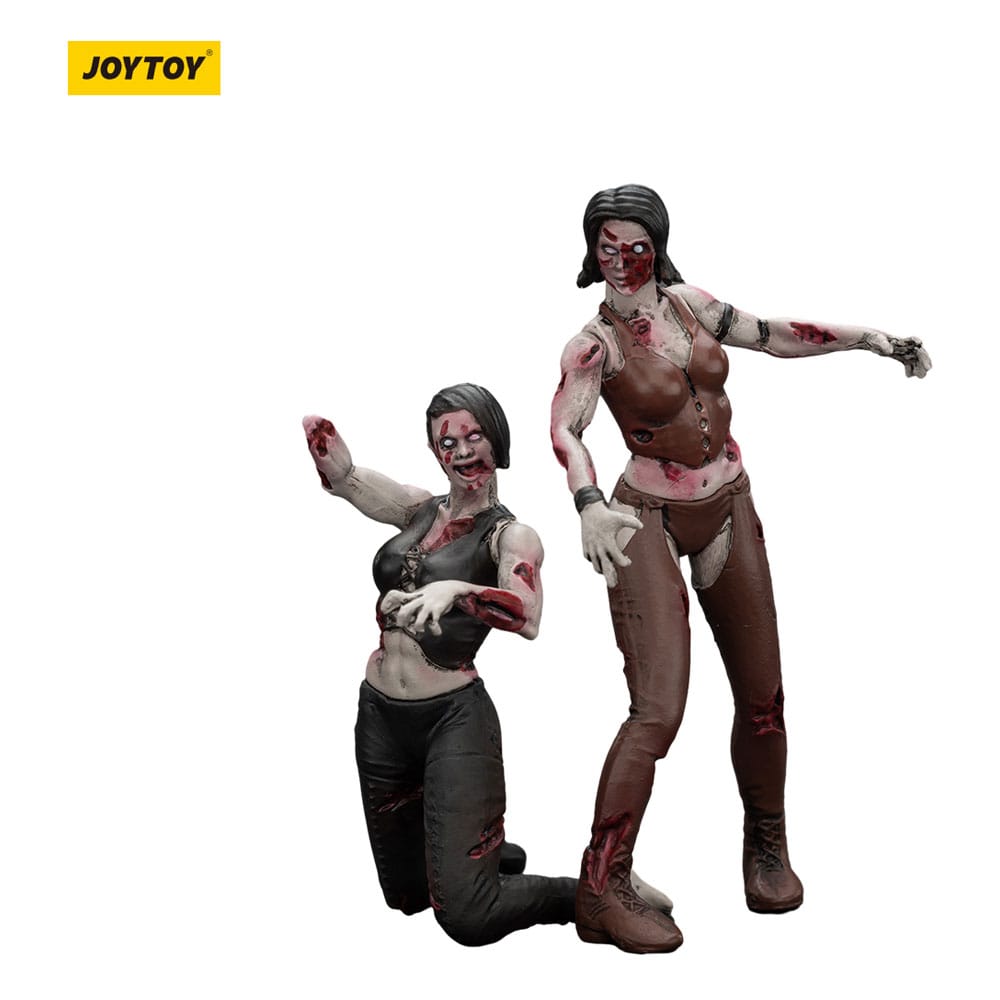 Dark Source Zombie Female wrestlers 3.1" Action Figures (2-Pack)