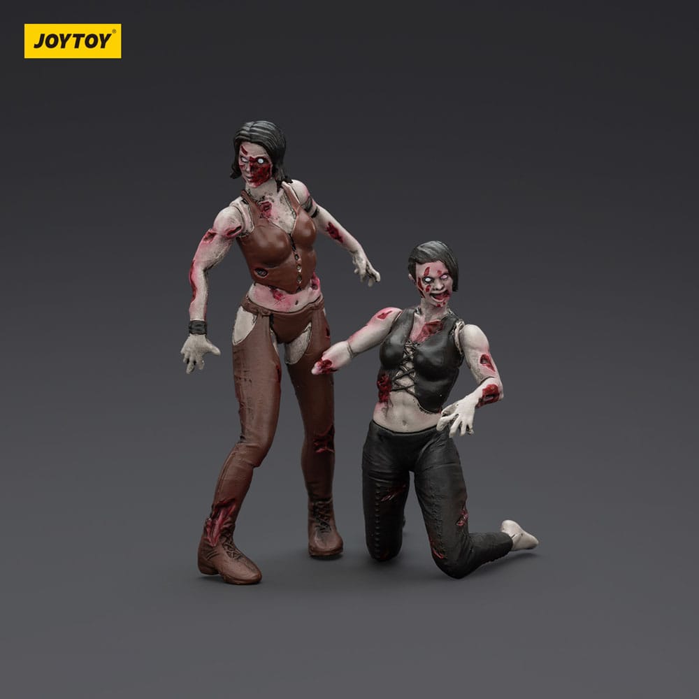 Dark Source Zombie Female wrestlers 3.1" Action Figures (2-Pack)