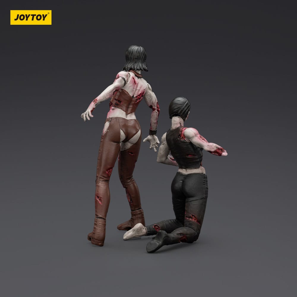 Dark Source Zombie Female wrestlers 3.1" Action Figures (2-Pack)
