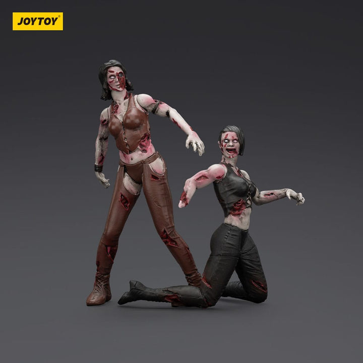 Dark Source Zombie Female wrestlers 3.1" Action Figures (2-Pack)