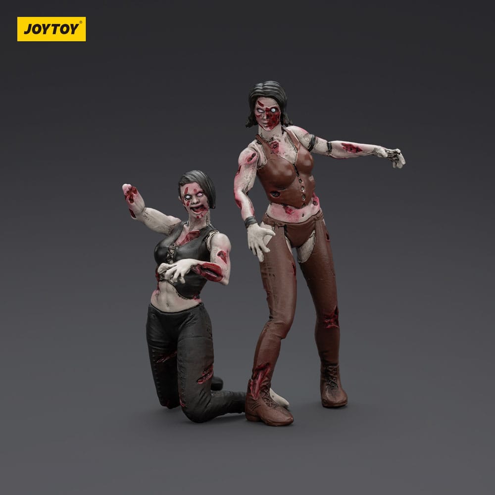 Dark Source Zombie Female wrestlers 3.1" Action Figures (2-Pack)