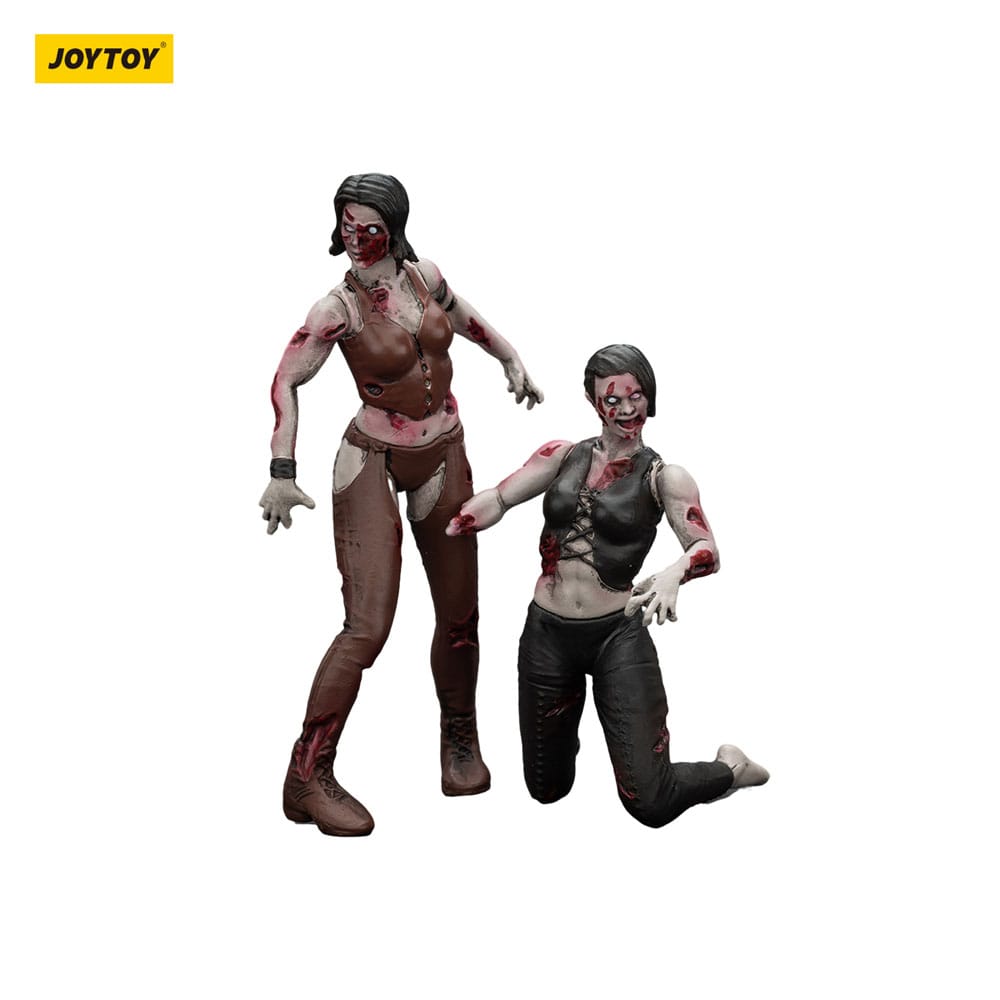 Dark Source Zombie Female wrestlers 3.1" Action Figures (2-Pack)