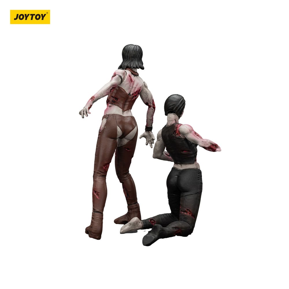 Dark Source Zombie Female wrestlers 3.1" Action Figures (2-Pack)
