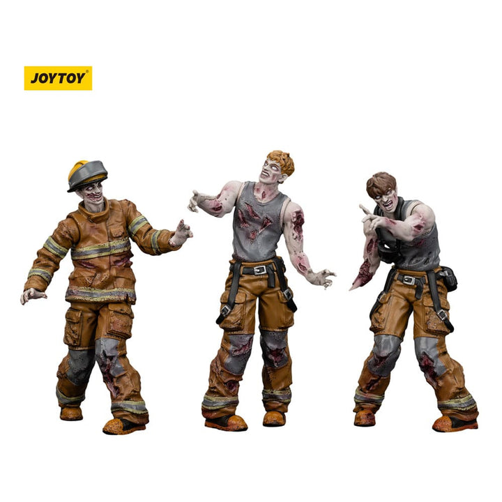 Dark Source Zombie Firefighters 3.1" Action Figures (3-Pack)