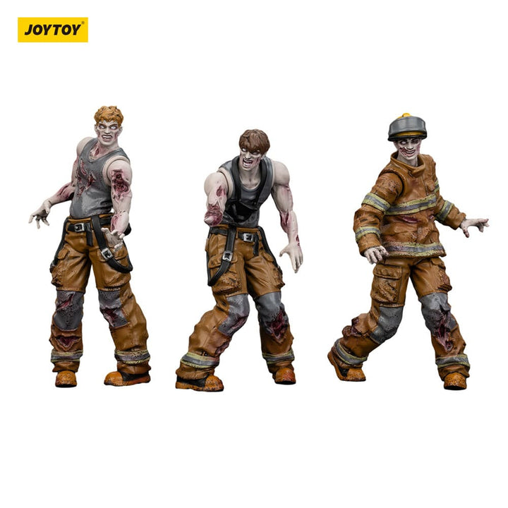 Dark Source Zombie Firefighters 3.1" Action Figures (3-Pack)