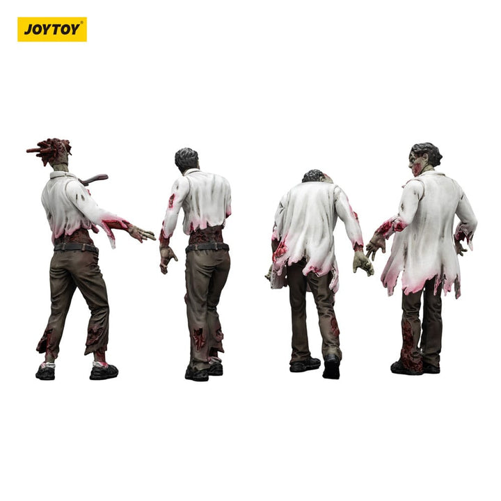 Dark Source Zombie Scientists (Male) 3.1" Action Figures (4-Pack)