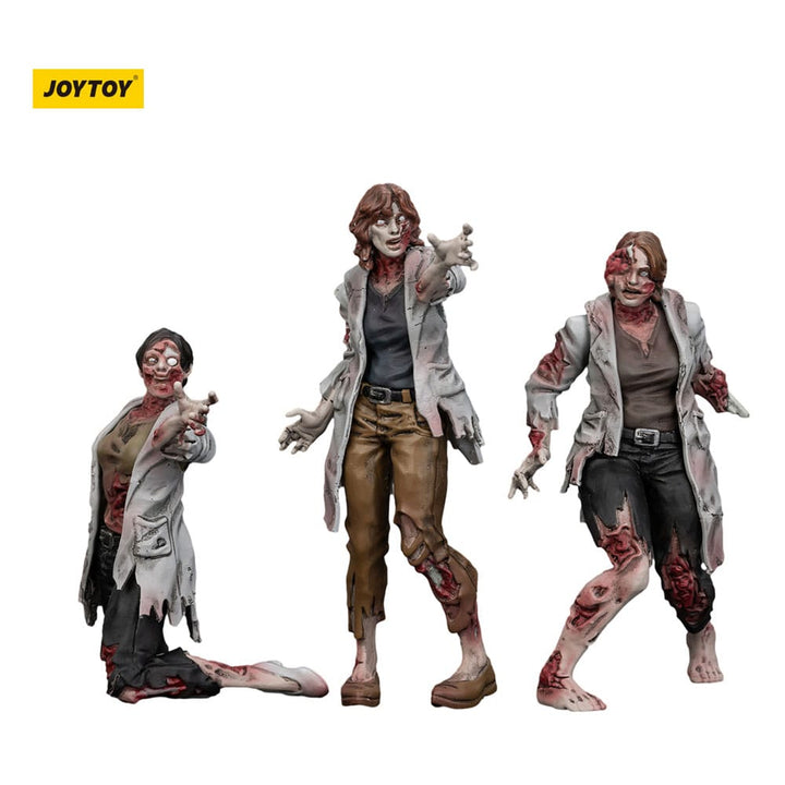 Dark Source Zombie Scientists (Female) 3.1" Action Figures (3-Pack)