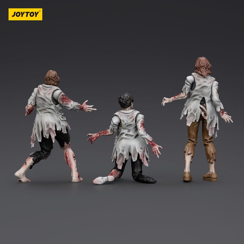 Dark Source Zombie Scientists (Female) 3.1" Action Figures (3-Pack)