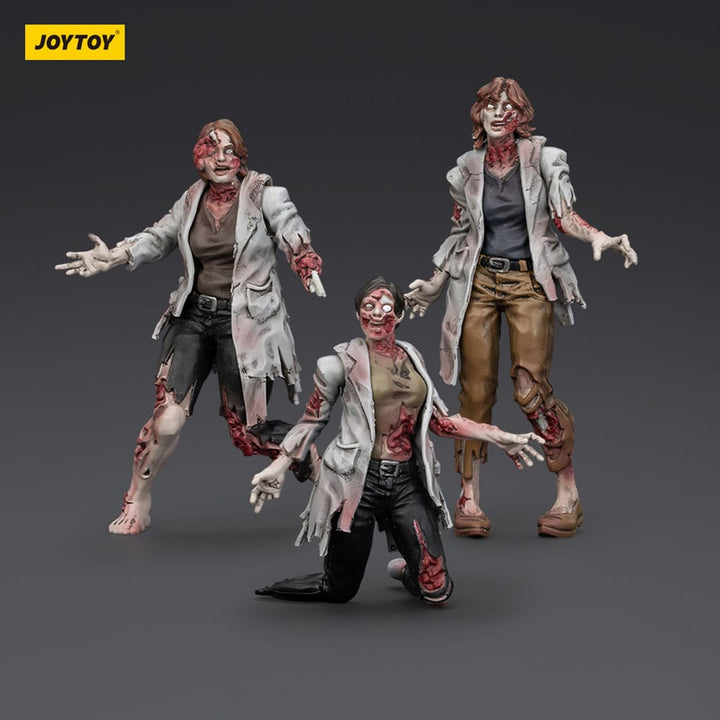 Dark Source Zombie Scientists (Female) 3.1" Action Figures (3-Pack)