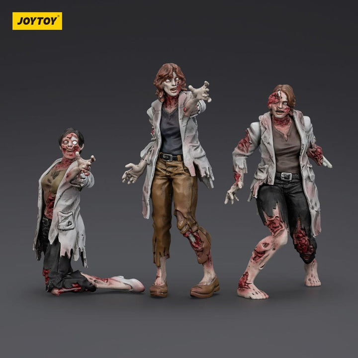 Dark Source Zombie Scientists (Female) 3.1" Action Figures (3-Pack)