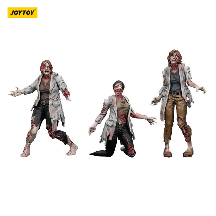 Dark Source Zombie Scientists (Female) 3.1" Action Figures (3-Pack)