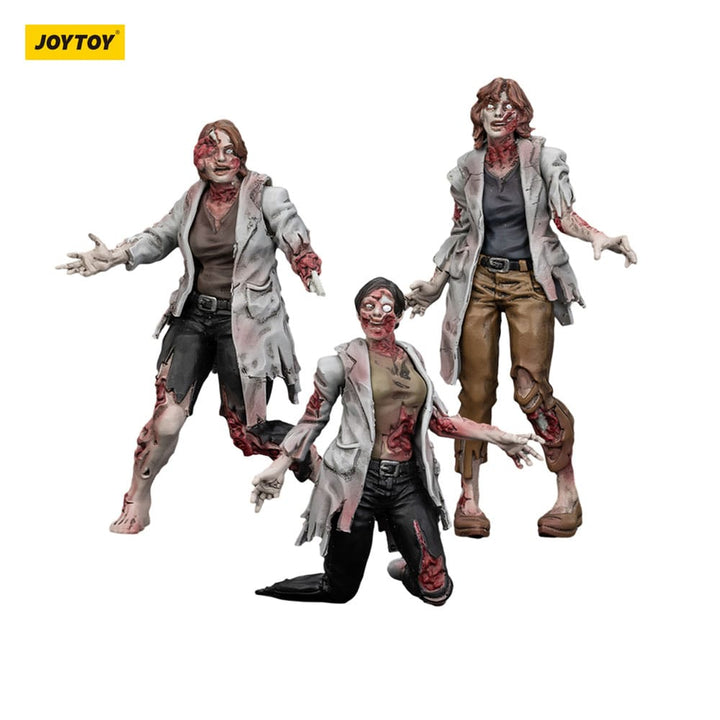 Dark Source Zombie Scientists (Female) 3.1" Action Figures (3-Pack)