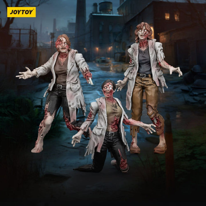 Dark Source Zombie Scientists (Female) 3.1" Action Figures (3-Pack)