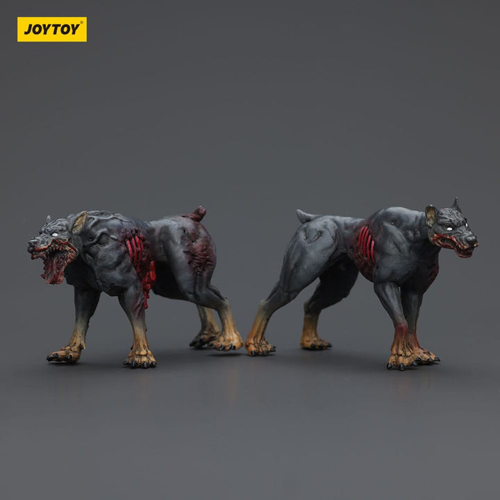 Dark Source Zombie Police Dogs 3.1" Action Figures (2-Pack)