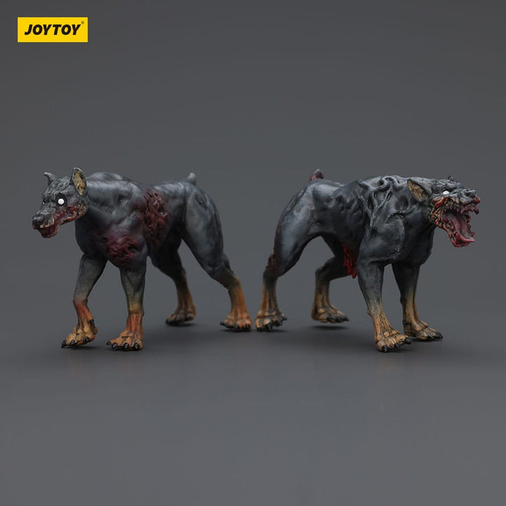 Dark Source Zombie Police Dogs 3.1" Action Figures (2-Pack)