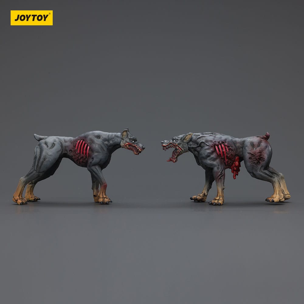 Dark Source Zombie Police Dogs 3.1" Action Figures (2-Pack)
