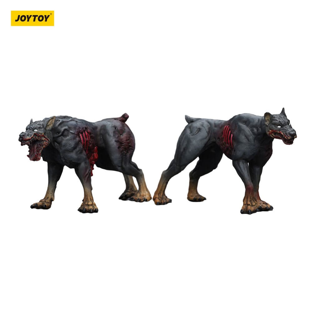 Dark Source Zombie Police Dogs 3.1" Action Figures (2-Pack)