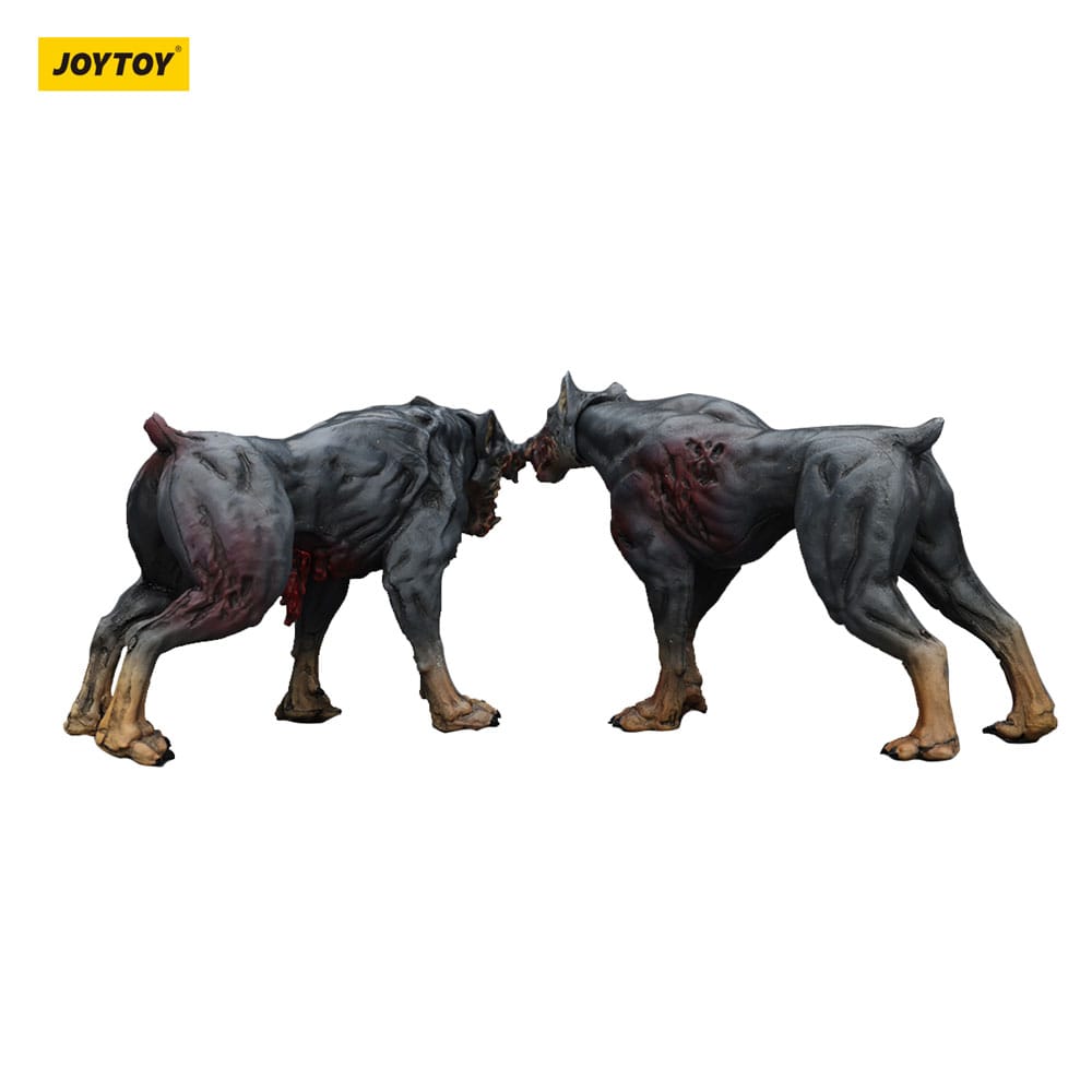 Dark Source Zombie Police Dogs 3.1" Action Figures (2-Pack)