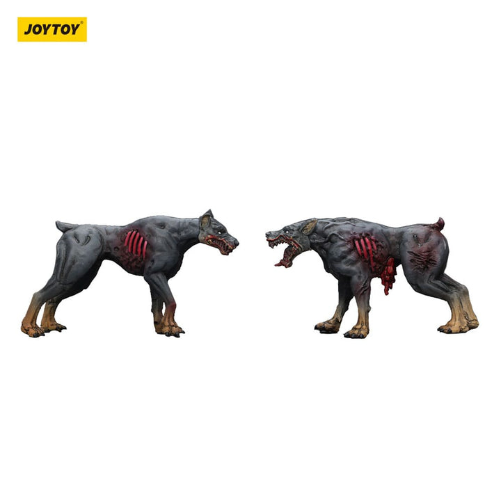 Dark Source Zombie Police Dogs 3.1" Action Figures (2-Pack)