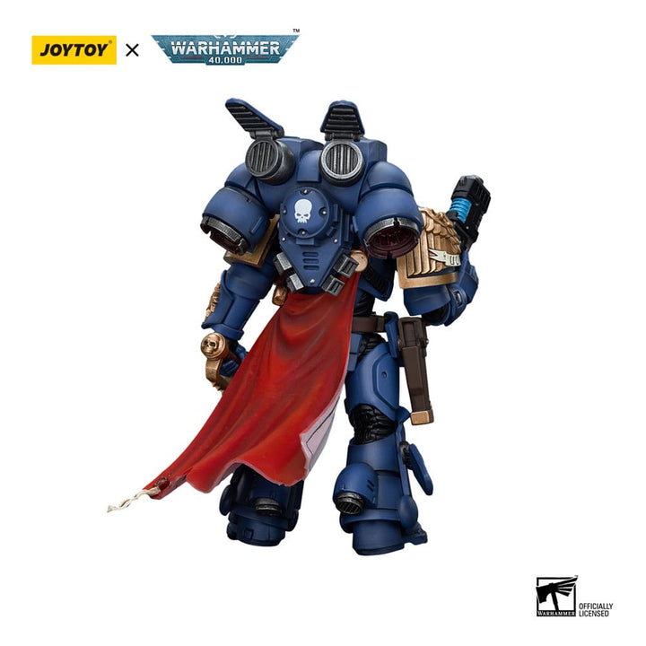 Warhammer 40k Ultramarines Captain With Jump Pack 1/18 Scale Action Figure