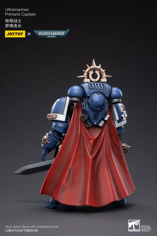Warhammer 40k Ultramarines Primaris Captain 1/18 Scale Action Figure