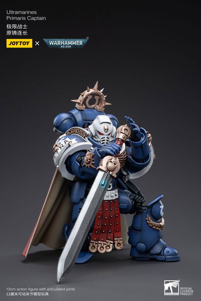 Warhammer 40k Ultramarines Primaris Captain 1/18 Scale Action Figure