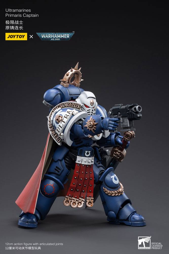 Warhammer 40k Ultramarines Primaris Captain 1/18 Scale Action Figure