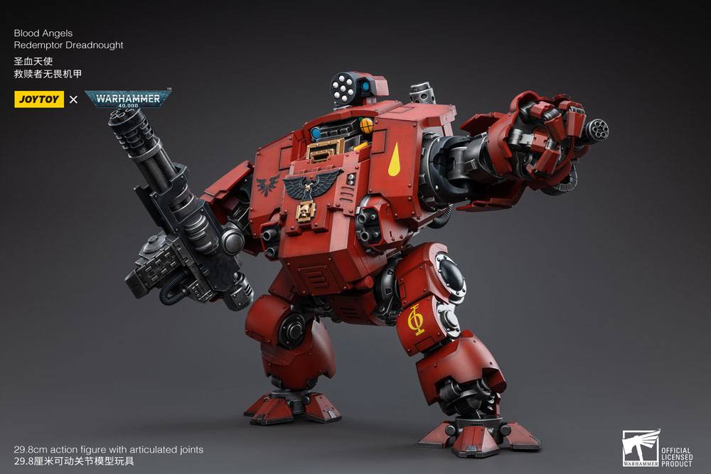 Warhammer 40k Blood Angels Redemptor Dreadnought 1/18 Scale Action Figure