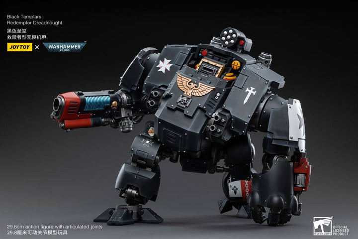 Warhammer 40K Black Templars Redemptor Dreadnought 1/18 Scale Action Figure