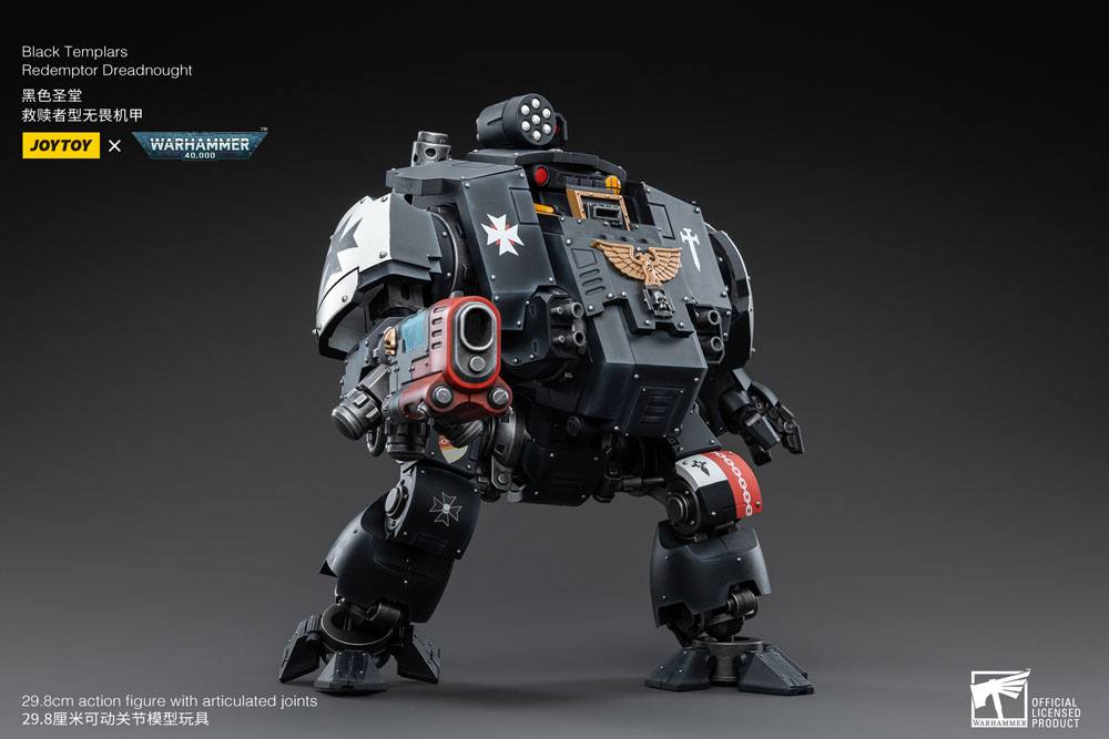 Warhammer 40K Black Templars Redemptor Dreadnought 1/18 Scale Action Figure