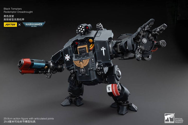 Warhammer 40K Black Templars Redemptor Dreadnought 1/18 Scale Action Figure