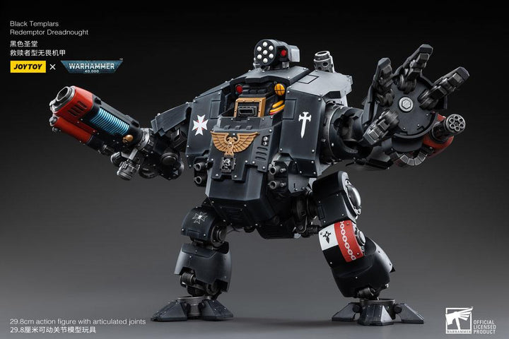 Warhammer 40K Black Templars Redemptor Dreadnought 1/18 Scale Action Figure