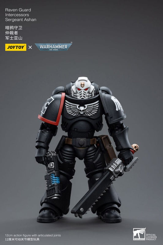 Warhammer 40K 1/18 Scale Raven Guard Intercessors Sergeant Ashan