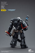 Warhammer 40K 1/18 Scale Raven Guard Intercessors Sergeant Ashan, side angle