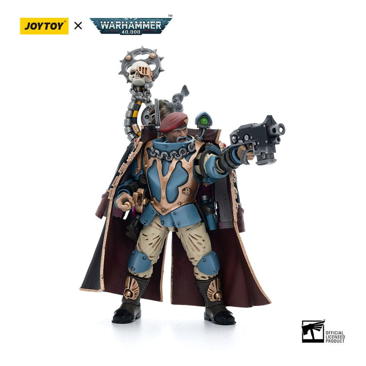 JoyToy Tempestor Prime 55th Kappic Eagles Warhammer 40K Astra Militarum Tempestus Scions 1/18 Scale Action Figure