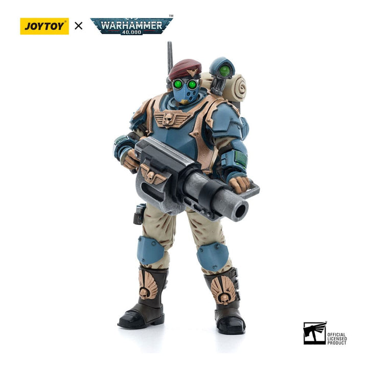 Warhammer 40K Tempestus Scions Command Squad Astra Militarum Action Figure (1/18 Scale)