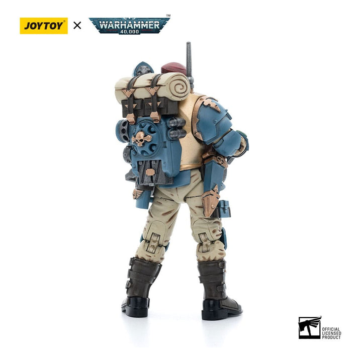 Warhammer 40K Tempestus Scions Command Squad Astra Militarum Action Figure (1/18 Scale)
