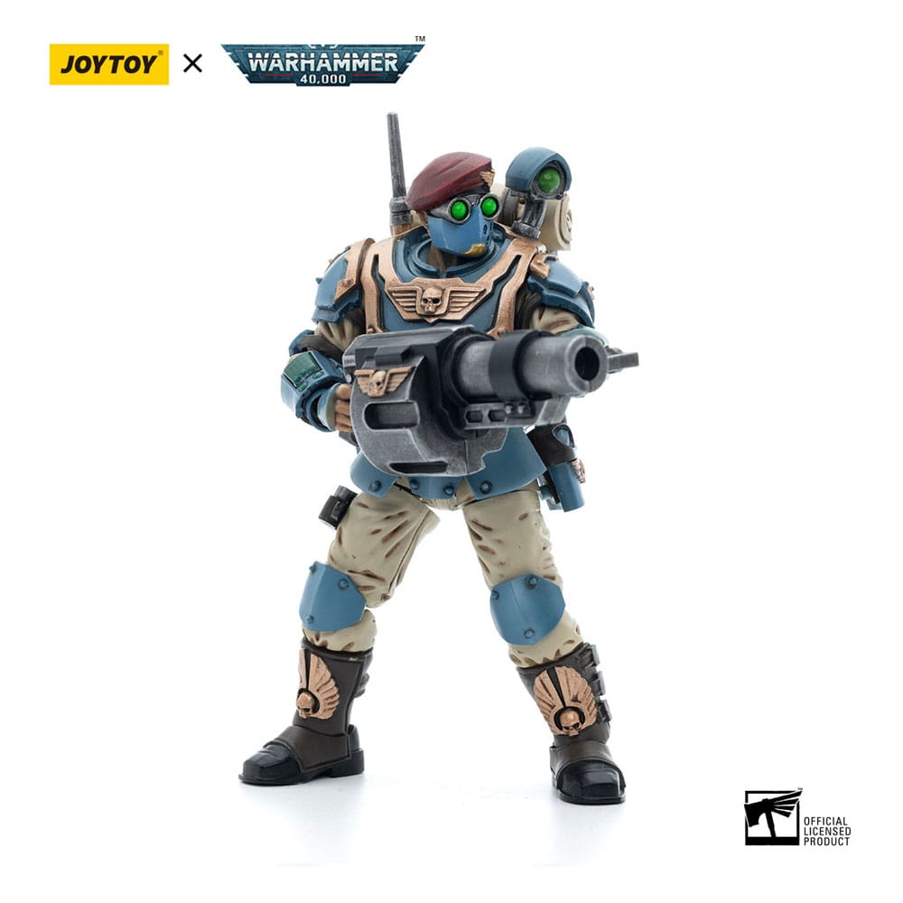 Warhammer 40K Tempestus Scions Command Squad Astra Militarum Action Figure (1/18 Scale)