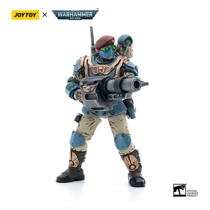 Warhammer 40K Tempestus Scions Command Squad Astra Militarum Action Figure (1/18 Scale)