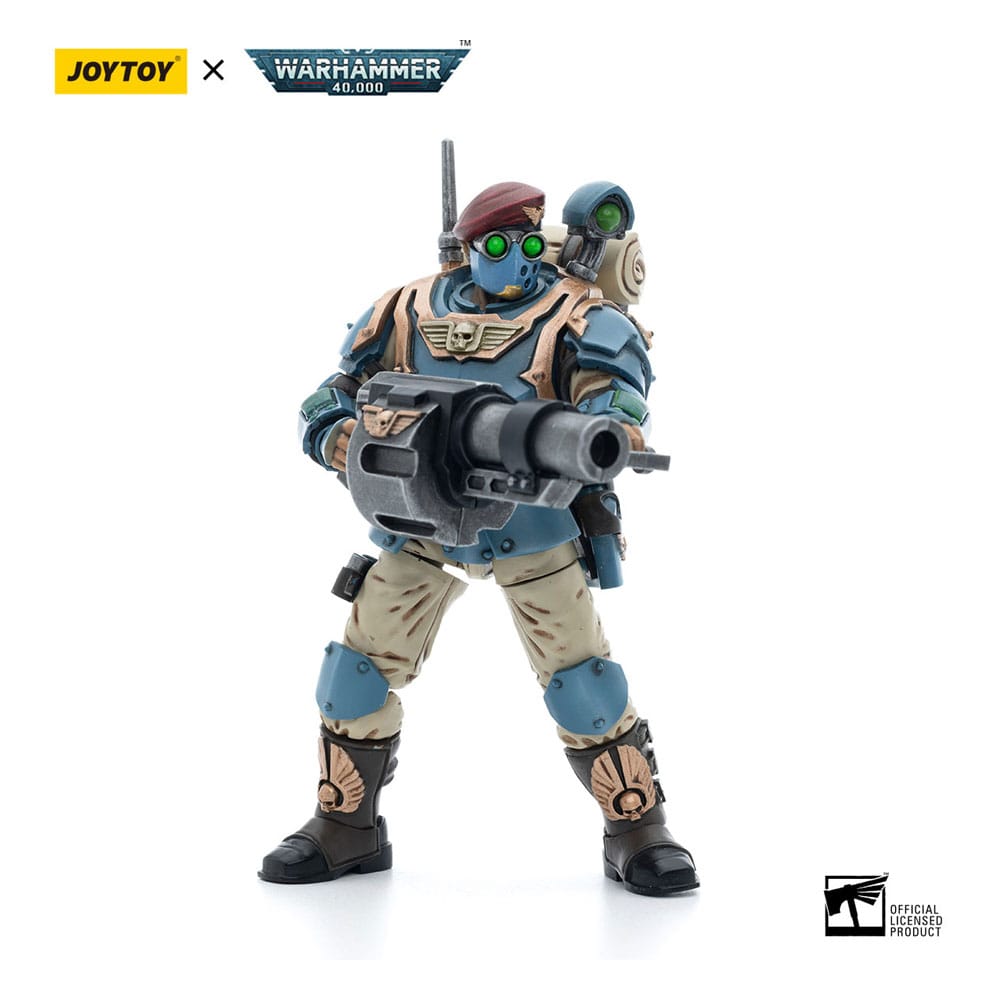 Warhammer 40K Tempestus Scions Command Squad Astra Militarum Action Figure (1/18 Scale)