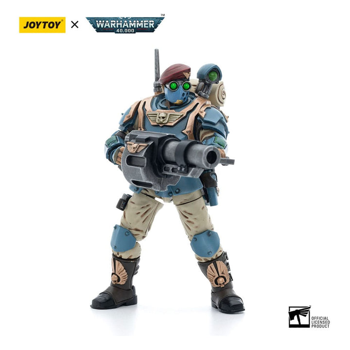 Warhammer 40K Tempestus Scions Command Squad Astra Militarum Action Figure (1/18 Scale)
