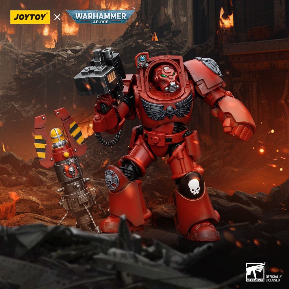 Warhammer 40000 Blood Angels Terminator Squad Action Figure Terminator with Storm Bolter 14 cm