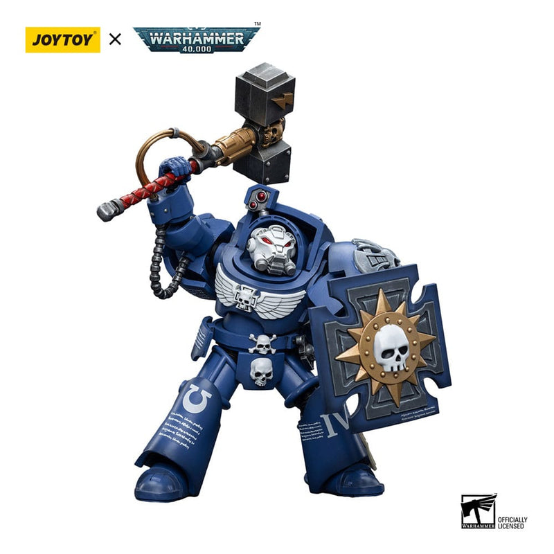 Warhammer 40K 1/18 Scale Ultramarines Terminators Brother Acastian, close-up detail
