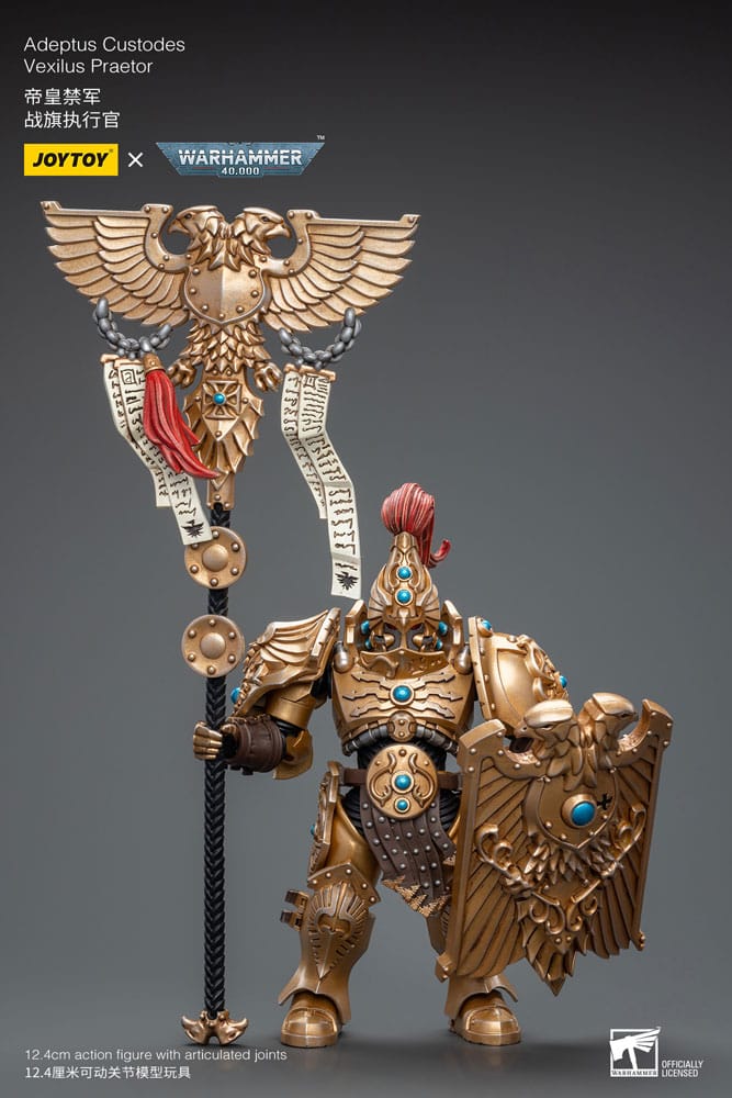 Warhammer Adeptus Custodes Vexilus Praetor 40k Action Figure 12 cm
