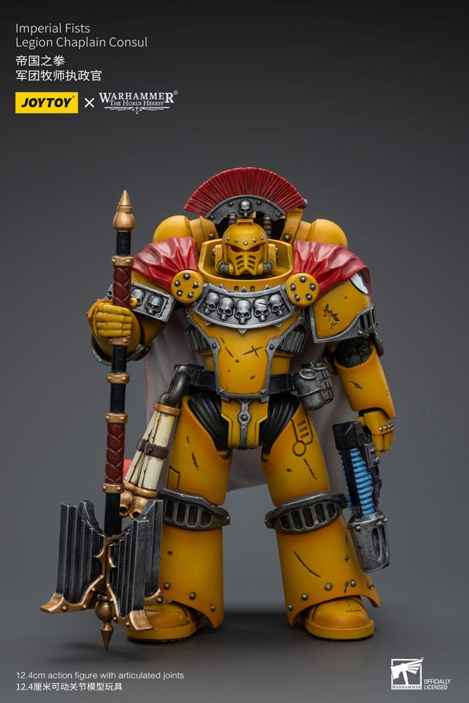 Warhammer Imperial Fists Legion Chaplain Consul The Horus Heresy Action Figure 12 cm