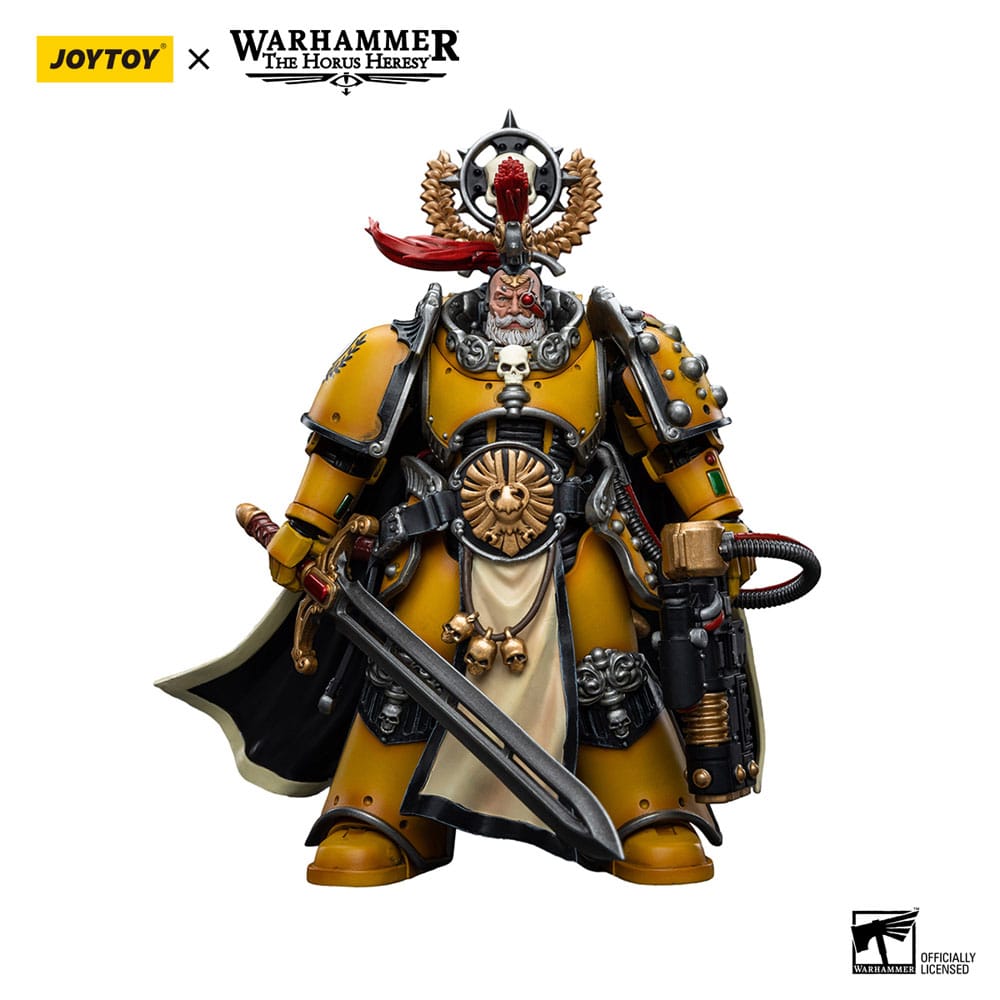 Warhammer Imperial Fists Legion Praetor with Power Sword The Horus Heresy Action Figure 12 cm