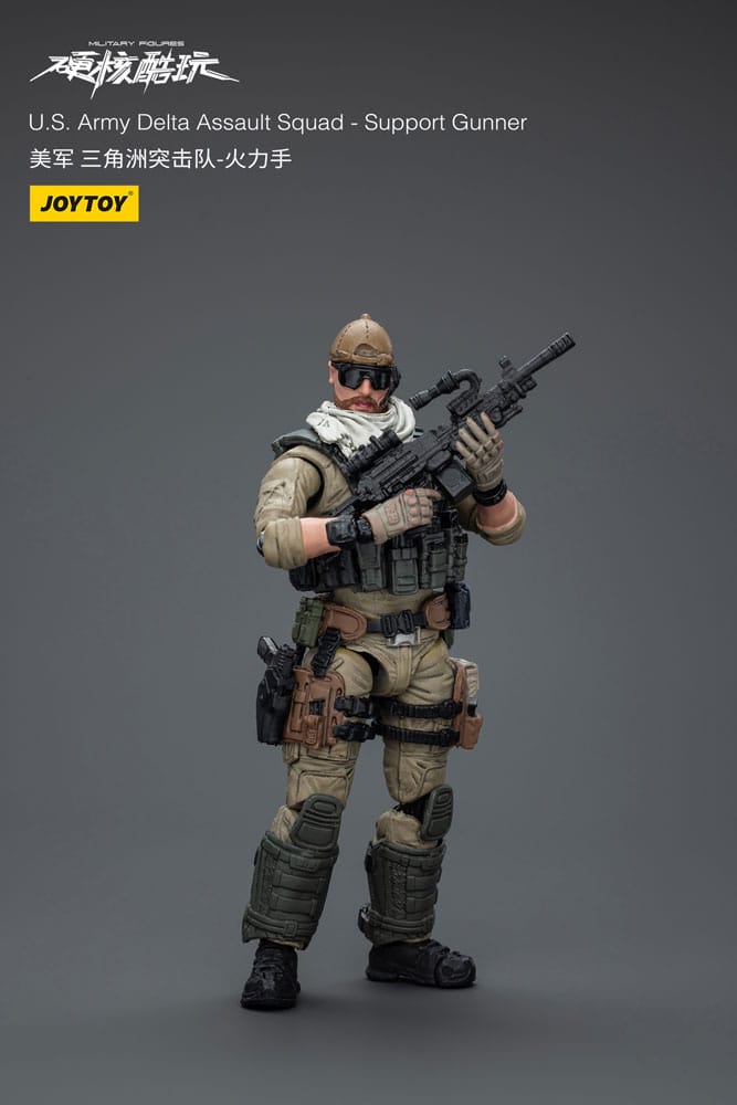 Hardcore Coldplay US Army Delta Assault Squad Support Gunner Action Figure 11 cm