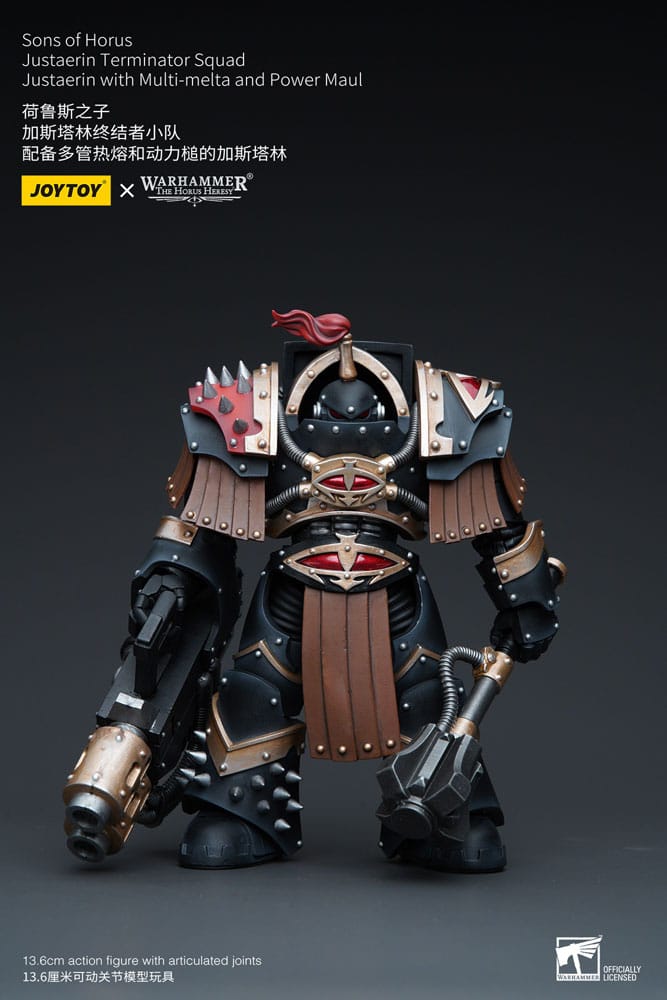 Warhammer The Horus Heresy Justaerin with Multi Melta and Power Maul Action Figure 12 cm